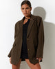 imagen de Maiwa Blazer en Pinstripe Marrón