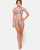 Imagen de la braguita de bikini Malee New Stripe