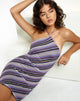 Imagen de Motel X Barbara Kristoffersen Maliga Mini Dress in 70s Diagonal