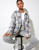 Imagen de Marcel Camisa a Cuadros Grande Blanco Azul Tan