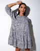 Imagen de Mareta Tea Dress in Leo Spot Black and White