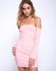 Imagen de Marina Bodycon Dress in Ribbed Blush