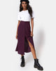 Imagen de Marni Falda Midi Skater Polka Vino