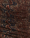 Boa marrón oscuro