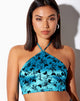 Imagen de Maudy Crop Top en Butterfly Bloom Azul