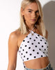 Imagen de Maudy Top en 80s Polka Blanco