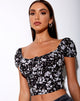 Imagen de Mazu Top en Flor Silvestre Oscura