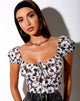 Imagen de Mazu Crop Top en margarita teñida