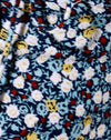 Campo Floral Azul Marino