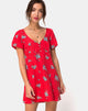 Imagen del vestido Meca en rojo rosa soi
