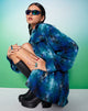 Imagen de MOTEL X OLIVIA NEILL Camisa Medita a cuadros Azul