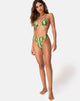 Imagen de la braguita de bikini Meeka en Slime Lime Snake