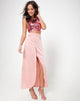 Imagen de Melanta Maxi Prom Skirt in Satin Blush