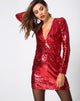 Imagen de Meli Fishcale en Sequin Ruby