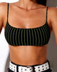 Imagen de Micro Crop Top en Neon Pinstripe