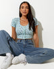 Imagen de Mieye Crop Top en Pretty Petal Green