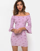 Imagen de Migare Bodycon Dress in Forget Me Not Lilac