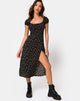 Imagen del vestido Milla Midi en Pretty Petal Negro