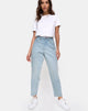 Imagen de Mom Jeans in Blue Wash