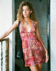 imagen de Momono Mini Dress in Abstract Paisley Red