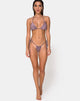 Imagen de la braguita de bikini Mone, purpurina metalizada