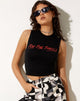 Imagen de Monlo Vest Top en negro For The Thrills