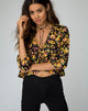 Imagen de Mosca Plunge Top en Agatha Flower