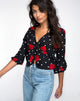Imagen de Mosca Plunge Top en Rosa Cubana