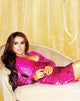 Imagen de Meli Plunge Dress in Fishcale Sequin Pink