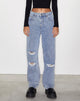 imagen de Rips Parallel Jean en Light Wash