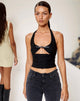Imagen de Vicauci Cut Out Top en Negro