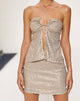 imagen de Runi Butterfly Top en Sequin Light Bronze