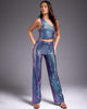 Imagen de Rutika Crop Top en morado holográfico