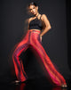 Pantalón Zola Flare Naranja y Rosa Solarizado