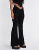 imagen de Nancha Flare Trouser en Zebra Flock Negro