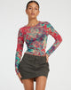 imagen de Narita Longsleeve Top in Festival Print