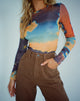 imagen de Narita Long Sleeve Top en Heat Map