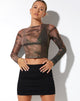 imagen de Narita Crop Top en Photo Brown