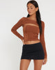 imagen de Nastra Crop Top en Marrón