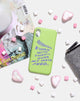 Image of Funda para teléfono en lima mate con texto Instafeed X Top Girl