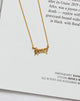 Imagen de Collar en oro "Miel