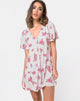 Imagen de Vestido Needy en Flor de Rosa