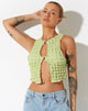 imagen de Neno Crop Top en Big Bubble Jersey Pastel Lime