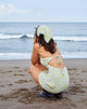 Imagen del minivestido Nerea en verde Daisy Duke
