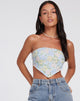 imagen de Nolda Crop Top en Washed Out Pastel Floral