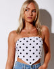 Imagen de Nolda Top en 80s Polka Blanco
