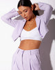 Imagen de Noly Cropped Blazer en violeta