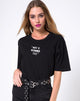 Imagen de Oversize Basic Tee en Not a Designer Negro