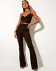 Imagen de Zaltana Flare Trouser en Tailoring Marrón