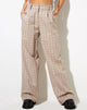 Imagen de Onfal Pantalones anchos de cuadros topo